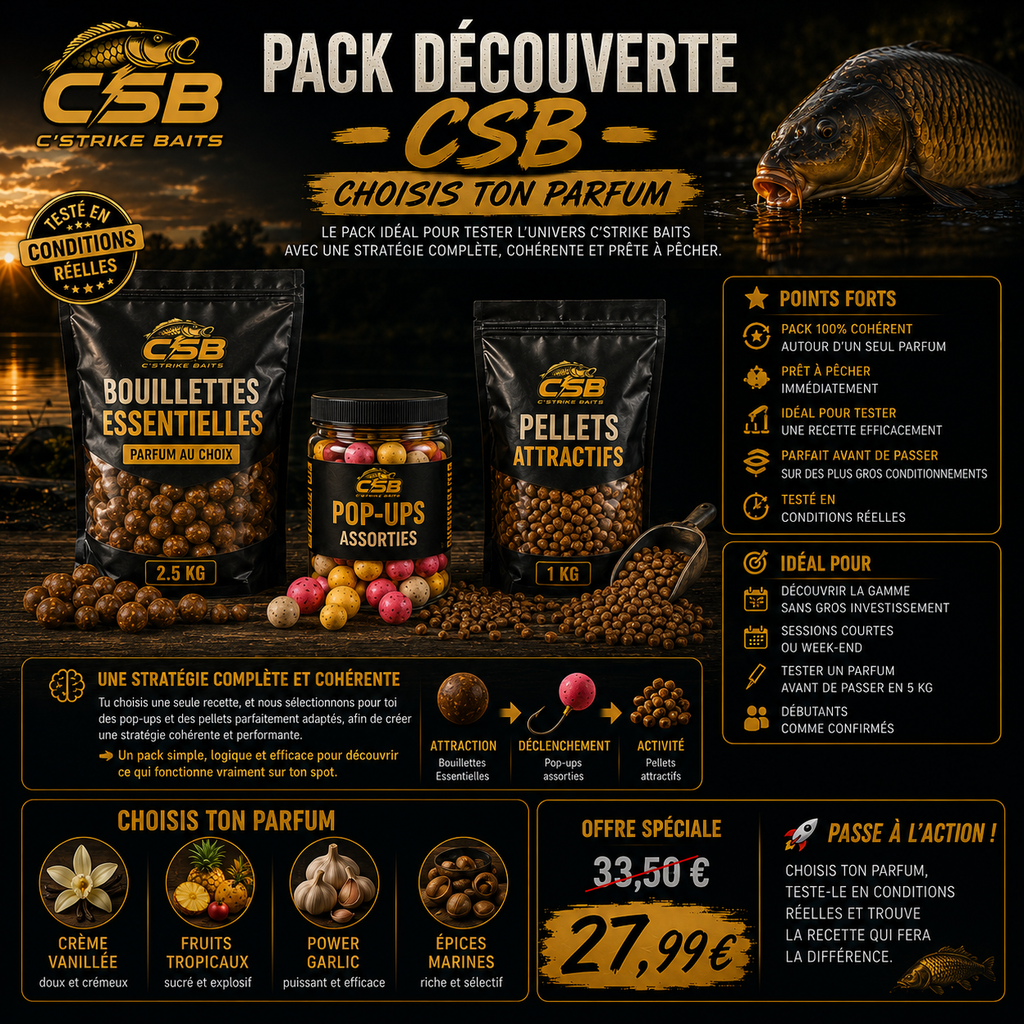 Entdeckerpaket C'STRIKE BAITS – Testen Sie unsere Köder