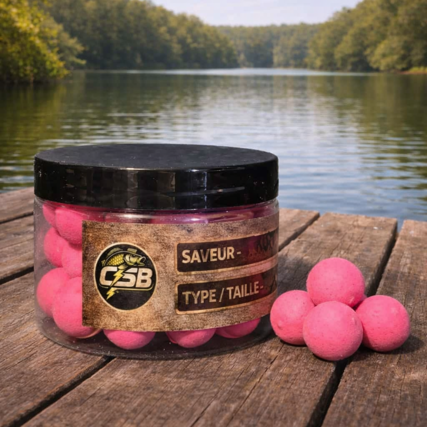 Pop-ups Fluo CSB - Pink – 12 mm / 15 mm